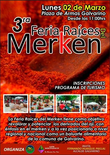 Chile, Galvarino : 3RA Feria Raices del Merken
