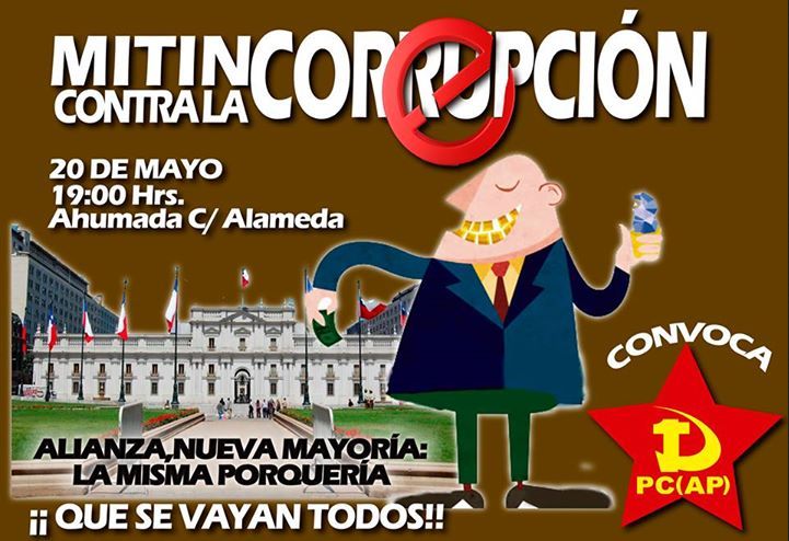 Mitin contra la Corrupción y por la Asamblea Constituyente