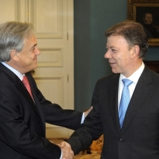 Piñera acordó con Santos cortar “vínculo” entre mapuches y las FARC