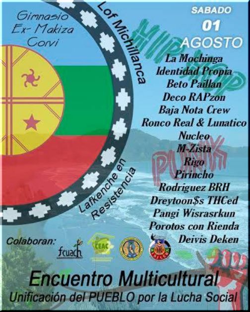 Valdivia: ENCUENTRO MULTICULTURAL - Unificacion del pueblo por la lucha social