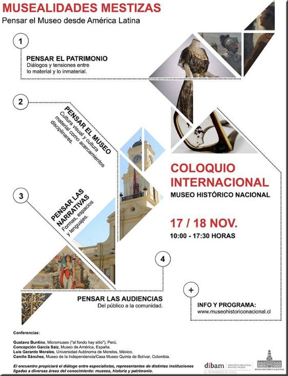 Chile, Santiago:Coloquio Internacional - Musealidades Mestizas: Pensar el Museo desde América Latina