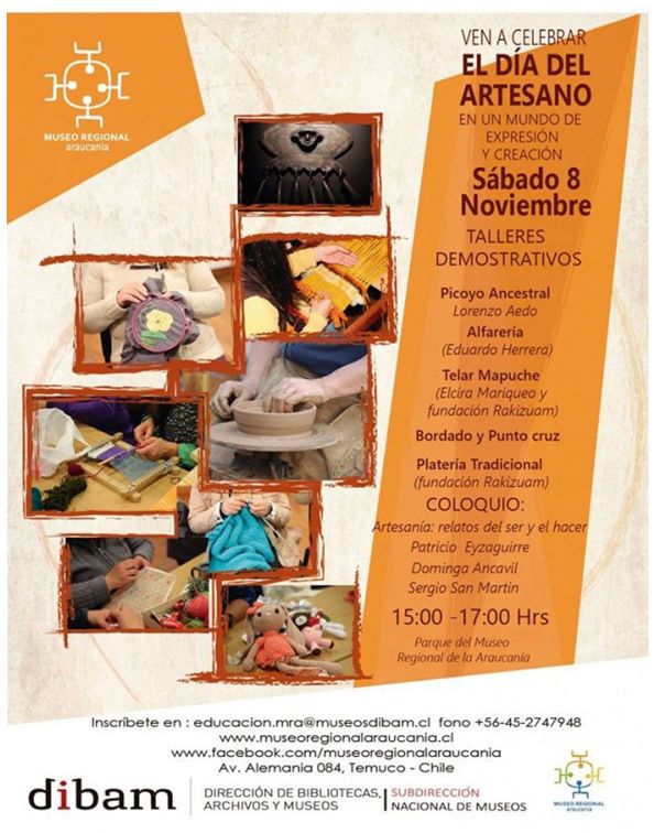 Día del Artesano en el Museo Regional de La Araucanía