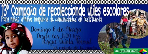Para pichikeche de comunidades mapuche en resistencia