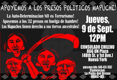 Apoyemos a los Mapuche!