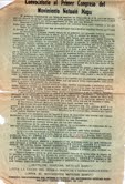  Documento del movimiento mapuche Netuaiñ Mapu (1972)