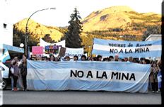 Argentina, Chubut: Las fichas de los antimineros