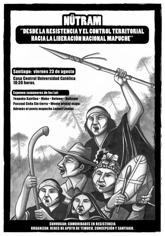 Comunidades Mapuche en Resistencia en Santiago warria