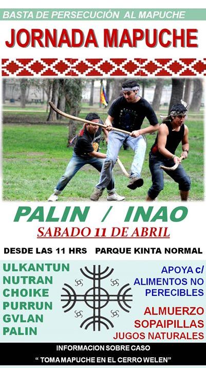 Palin / Inao : Jornada Mapuche en SANTIAGO