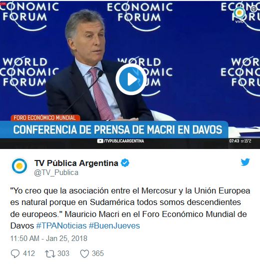 "En Sudamérica todos somos descendientes de europeos"