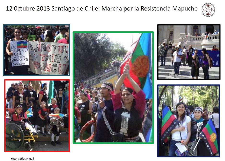 Marcha por la Resistencia Mapuche