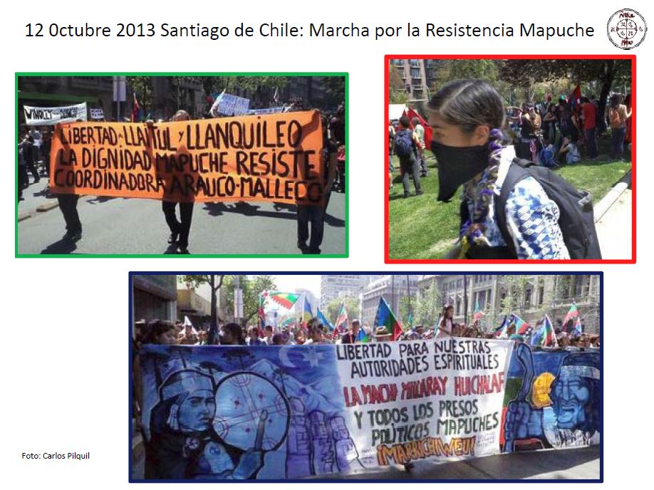 Marcha por la Resistencia Mapuche