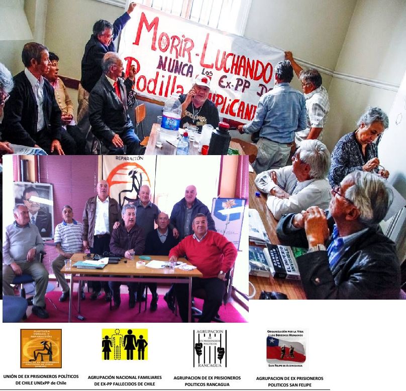 Ex presos políticos inician huelga San Felipe, Rancagua, Osorno   (Ver Video y Documentos).