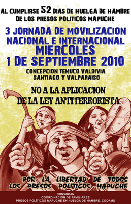 Llamado a la Tercera  Jornada de Movilización Nacional e Internacional por la Libertad de los PPM