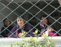 Vocera mapuche en huelga de hambre en sede de la Unicef sufre complicaciones de salud