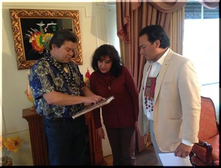 Dirigentes indígenas realizan gestiones diplomáticas por Rapa Nui 