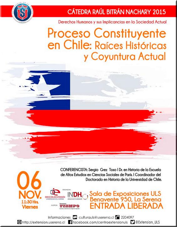 Conferencia Proceso constituyente en Chile: raíces históricas y coyuntura actual