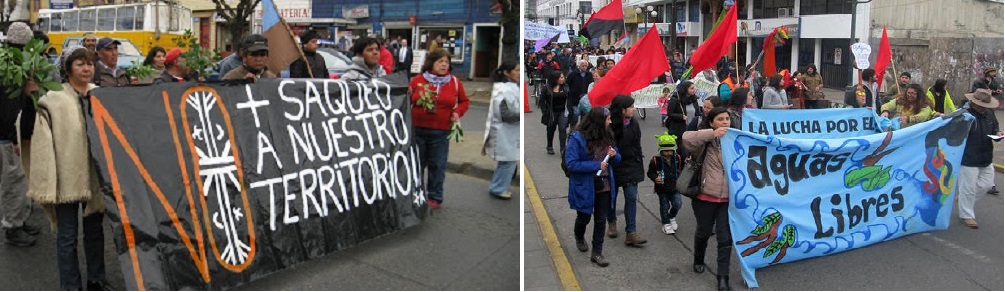 ¡Paremos el saqueo de los territorios!
