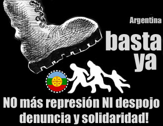 Argentina: Urgente! van a Reprimir a Mapuches en Neuquén