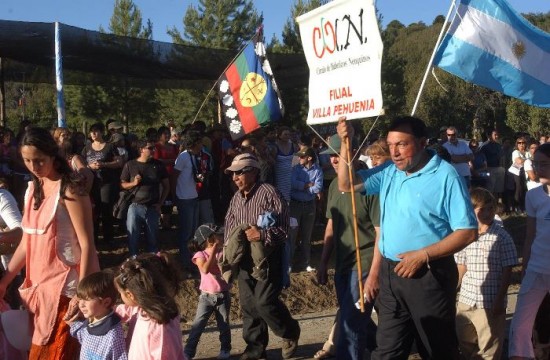 Pacífico reclamo de los mapuches 