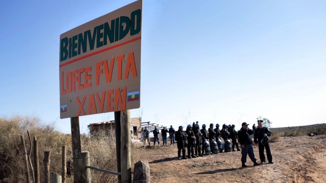 Desalojo de mapuches sube la temperatura en Vaca Muerta