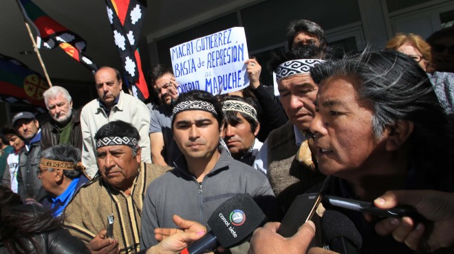 Gutiérrez se despegó del desalojo a los mapuches