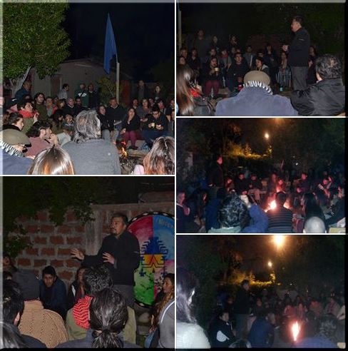 La noche del sabado 26 cumplimos nuestro sentido de ser.. Hector llaitul.. Conversó alrededor del...
