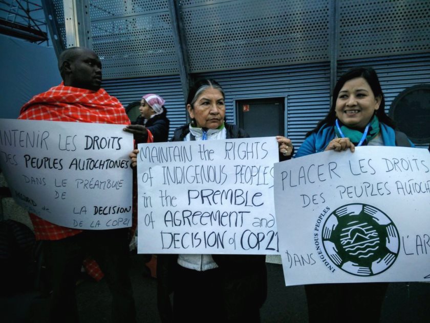 COP21: Pueblos indígenas alzaron su voz en Le Bourget