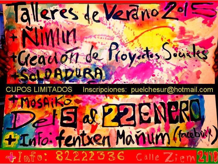 Talleres de verano en Fentxen Mañum 