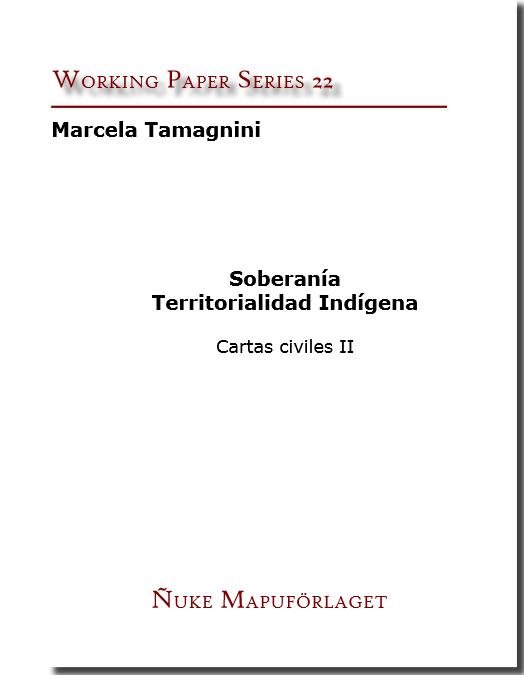 Soberanía - Territorialidad indígena - Cartas civiles II