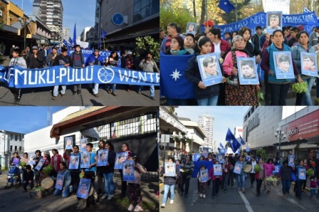  A encarcelados políticos mapuche en Temuco
