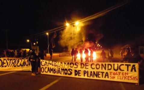 Contra proyecto hidroeléctrico Los Aromos en Pitrufquen 